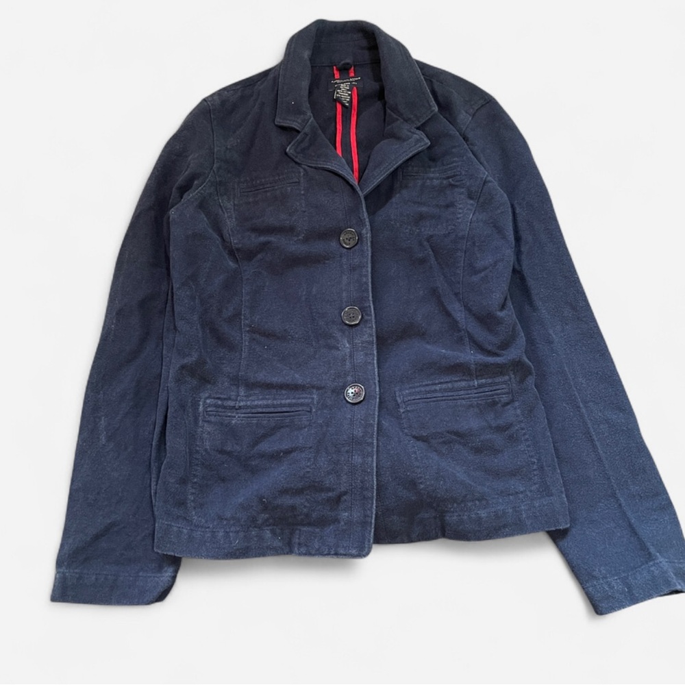 American Eagle Outfitters Navy Long Sleeve Outwear Jacket